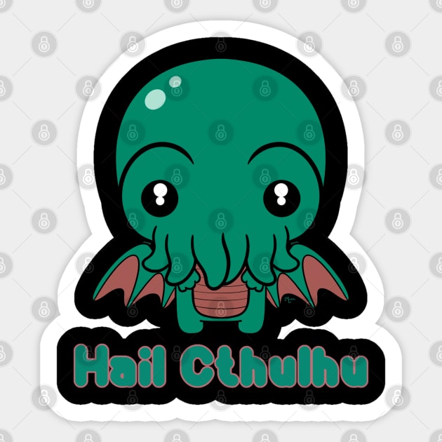 R’lyeh Cute Sticker by Meowlentine